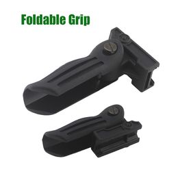 Foldable AK Foregrip Quick Detach Vertical Grip fit 20mm Picatinny Weaver Rail Mount for M4 M16 AR15 Hunting Rifle