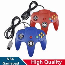 N64 Game Controller Joystick Long Wired Classic 64 Console Games Nintendo Gamepad