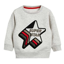 jumping meters Boys Sweatshirt Cartoon Animals Printed Autumn Winter Long Sleeve Looped Pile Tops Shirt Cotton Kid Tee 210529