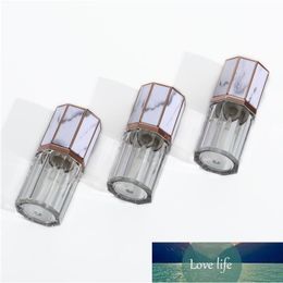 10pcs 5ml Empty White Marble Cap Clear Plastic Lip Gloss Tube Lipstick Cosmetic Container Cosmetic Lip Storage Bottle LZ0203