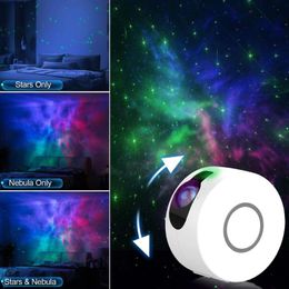 Party Decoration Universal Starry Sky Projector LED Night Light Wireless Remote Control Ceiling Wall Lamp Romantic Home Bar Theater Decor