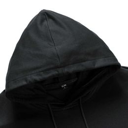 Pullover Hoodies Men/Women Casual Hooded Black Ribbons 2021 Autumn Streetwear Sweatshirts Hip Hop Harajuku Male Tops Y0803
