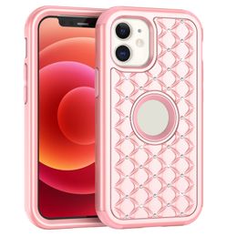 For Iphone 12 Case Luxury Diamond Three Layer Heavy Duty Shockproof Protective Cover Phone Case For Iphone 12 Pro Max
