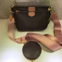 2021 new big brand luxury star designer purse high quality cosmetic bag purse three-piece set2673