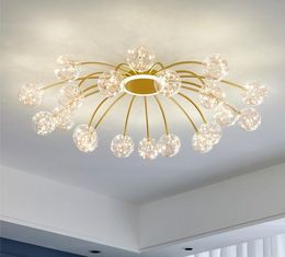 Sky star Led ceiling lights simple modern living room lamp northern Europe light luxury design bedroom dining chandeliers