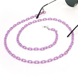 NEW Acrylic Candy Colour Glasses Chain For Women Cords Beaded Eyeglass Lanyard Hold Straps Sunglasses Chain Cord