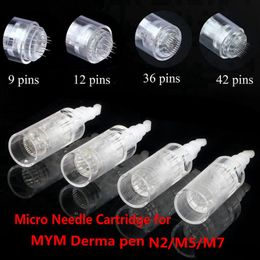 1/3 /5 /7/ 9/ 12/ 36/ 42 pins / Nano Needle Cartridge For MYM Derma Pen Auto Microneedling Electric DermaPen