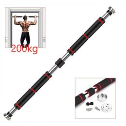 Horizontal Bars 60-100cm Door Gym Equipment Pull Up Bar For Home Adjustable Fitness With Comfort Grips