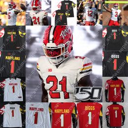 Maryland Terrapins Football Jersey Brian Cobbs Lawtez Rogers Challen Faamatau Chigoziem Okonkwo Jeshaun Jones Darryl Jones Nick Cross Deonte Banks Joseph Petrino