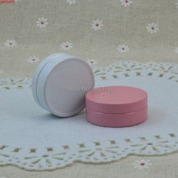 100pcs/lot 10g Pink White Aluminum Cosmetic Jar Lip Gloss Containers Refillable Cream Empty Sample Jarsgood qty