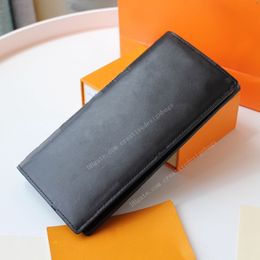 10A L Bag Long zipper wallet men's and women's large-capacity vertical card holder designer embossed multi-layer coin purse handbag classic cowhide seal L016