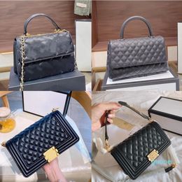 Designer- Women Flap bag Lady Genuine Leather Handbag Fashion Shoulder Messenger Chain Bags 852