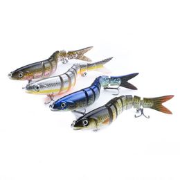 14cm 23g Sinking Wobblers Fishing Lures Jointed Crankbait Swimbait 8 Segment Hard Artificial Bait For Fishing Tackle Lure 221 X2