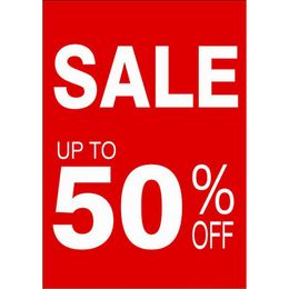 sale price tags UK - SALE UP TO 50% OFF Sign A5 Promotion Advertising Price Tag Paper Supermarket Store Ceiling Shelf Desk Counter Table Banner