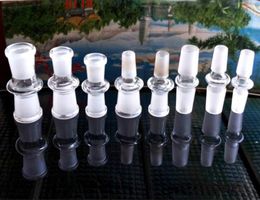 DHL Smoking Glass Drop Down Adapter 14 Sizes 10mm 14mm 18mm Male Female Water Bong Oil Dab Rigs Converter Connector