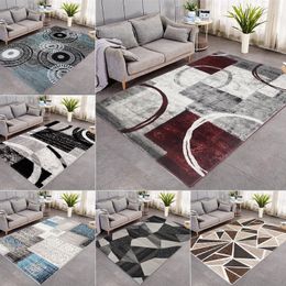 Autumn And Winter Washable Carpet Rug For Living Room Washable Modern Printing Geometric Floor Rug Carpet For Parlour Mat Bedroom 210317
