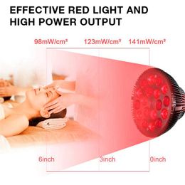 Novelty Lighting Red Light Therapy Lamp 54W LED Infrared 850nm 660nm Soft Scar Wrinkle Removal Treatment Acne