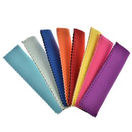 2021 Neoprene Popsicle Holder Freezer Icy Pole Ice Lolly Sleeve Protector Ice Block Holder Ice Cream Tools Multi-colors