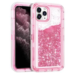 For Iphone 13 Cases Glitter Liquid Bling Quicksand Heavy Duty Full Protection Hybrid Shockproof Protective Cover Compatible with iPhone13 Pro Max 12 11 XR Xs