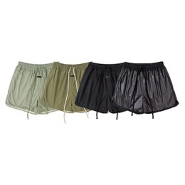 Men's Shorts Fashion Summer Usa 7th Tatting Drawstring Clear Black Women Men 6th High Street Middle Jogging Pants