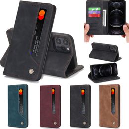 Phone Cases For iPhone 13 12 11 Pro Xs Max xr 7 8 Wallet Case Luxury PU Leather Case with Card Slots