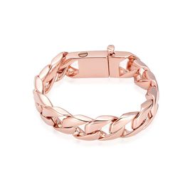 Cremation Bracelet for Ashes Stainless Steel Rose Gold Link Chain Memorial Human Pets Urn Bangle Men's Charm Jewellery Q0720