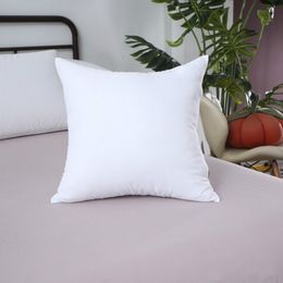 40*40cm Decorative Pillow Sublimation Square Pillowcases DIY Blank Cover for Heat Transfer Sofa Blanked White Throw RH10754