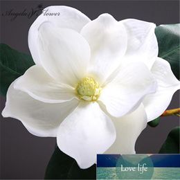 High- grade artificial magnolia PU flower real touch single branch DIY wedding home hotel garden Christmas decor magnolia flowerFactory price expert design Quality