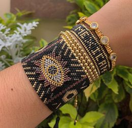 ZHONGVI Bracelets 2020 MIYUKI Evil Bracelet For Women Jewellery Turkish Eye Pulseras Mujer Moda Men Handmade Drop