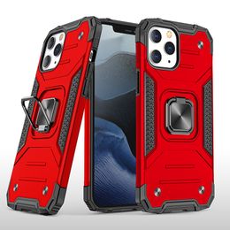 New Ring stand case for iPhone 12 pro 11 pro max xs xr 6 7 8 plus s20 s21 SE Magnetic phone holder Armour Shockproof cover