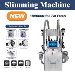 Cryotherapy Fat Freezing Machine Waist Slimming Cavitation Rf Equipment Loss Weight Fats Reduction Lipo Laser 2 Cryo Heads Can Work At The Same Time