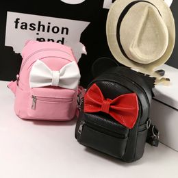 Backpack 4 PU Styles Leather Bag girl Backpack Sweet Bow Teen Girls Backpacks School Bag Kids Shoulders Bags