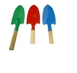 2021 Mini Gardening Shovel Colourful Metal Small Shovel Garden Spade Hardware Tools Digging Garden Tools Kids Spade Tool