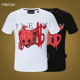 PLEIN BEAR T SHIRT Mens Designer Tshirts Brand Clothing Rhinestone Skull Men T-shirts Classical High Quality Hip Hop Streetwear Tshirt Casual Top Tees PB 11257