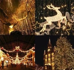 2021 new String Lighting Wedding Fairy Christmas Outdoor Twinkle Decoration Tree Lights for New Year Holiday Party 220-240V UK AU EU Plug