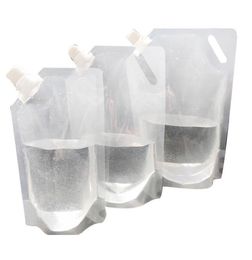 2021 250ml 350ml 420ml 500ml Plastic Stand Up Spout Liquid Bag Pack Beverage,Squeeze,Drink Spout Pouch