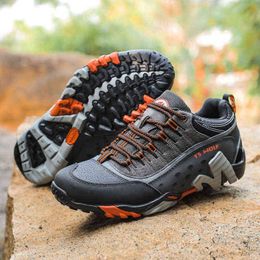 2021 Platform Non-slip Hiking Shoes Men Outdoor Waterproof Sneakers Men Breathable Couple Trekking Sport Shoes Camping Shoes Men H1125
