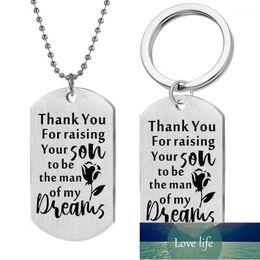 Pendant Necklaces Fashion Stainless Necklace Women Steel Letters Thank You Trinket1