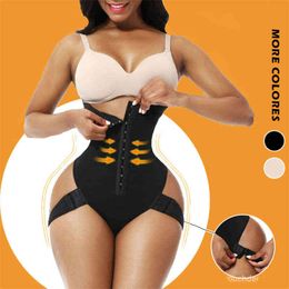 Female Exceptional Shapewear 2-in-1 High Waist Hip Lifting Pants For Women Casual Shaper Underwear Women's Cuff Tummy Trainer 211112