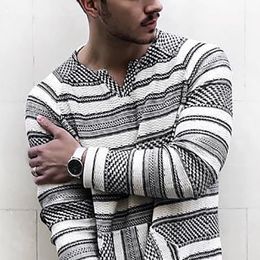 Long sleeve t-shirt men clothing stripe casual o-neck homme tops tee femme Hipster t-shirts clothes