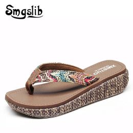 Woman Slippers Lady Home Slippers Womene Sexy Hemp Slippers Fashion Casual Beach Flip-flops Sandals Summer Comfortable Y200423