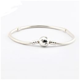 Mouse Bracelet With Signature Clasp Woman DIY Beads & Charms Authentic Silver Fashion Jewellery Bracelets