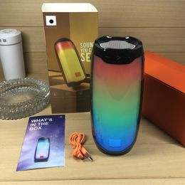 2023 JHL PL4 Bluetooth Speaker popular pulsating Column Color ful Speaker LED Night light altavoz bicicleta Bicycle portable colunas parlante lautsprecher