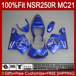 OEM Injection For HONDA NSR250 NSR 250 R full blue hot NSR250R 1990 1991 1992 1993 103HC.45 MC21 NSR 250R PGM3 NSR250RR 90 91 92 93 Fairings