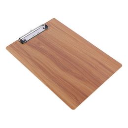 2021 A5 Clipboard Writing pad File/Wooden file clip board portable menu clipboard with plate clip Office/School supplies
