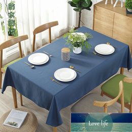 YILIN Rectangular Tablecloth Waterproof Blending Solid Table Cover Anti-Scalding Wedding Cloth for The Table Home Textile Garden Factory price expert design