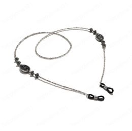 Ethnic Style Silver Bead Candy Lanyard Hold Straps Glasses Chain Fashion Women Sunglasses Accessories Cords Ethnic style