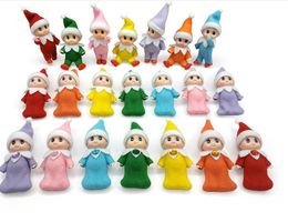 US STOCK Party Favor Christmas Decorations Gifts Baby Elf Doll Toy Baby Elves Dolls Childrens Toys Baby Mini Doll Gifts 8 Colors valentines day gifts BBNDW