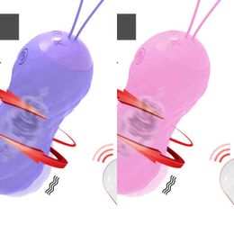 Nxy Sex Vibrators Wireless Thrusting Vibrator for Women Remote Control g Spot Simulator Vaginal Ball Vibrating Love Egg Toys Goods Adults 1227