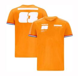 F1T-shirt Formula One Racing Service Car Rally Suit T-shirt a maniche corte Commemorativa Mezza manica Intimo237a